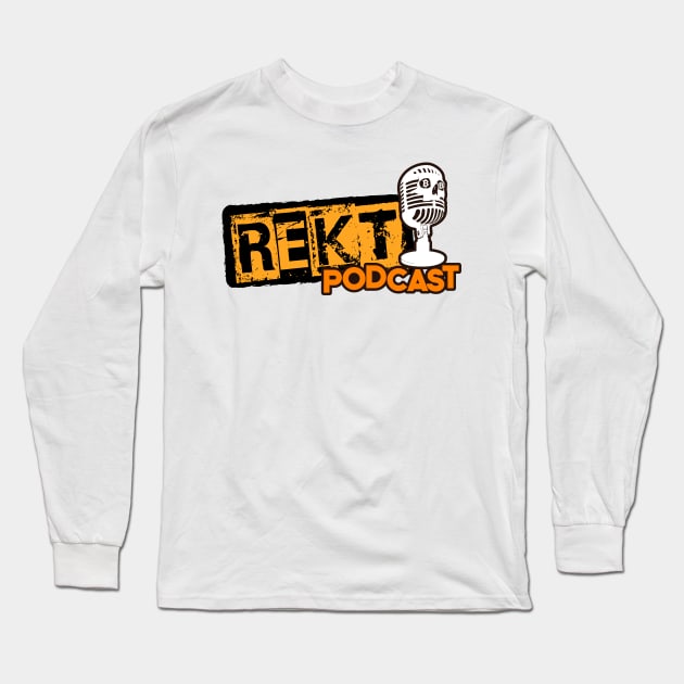 Rekt Podcast with Mic Long Sleeve T-Shirt by dGEN Network